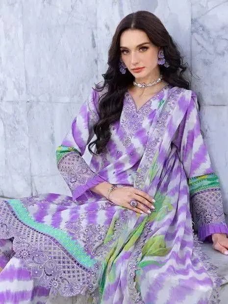 Charizma Lawn Embroidered Suit 8484 - SINGHAR