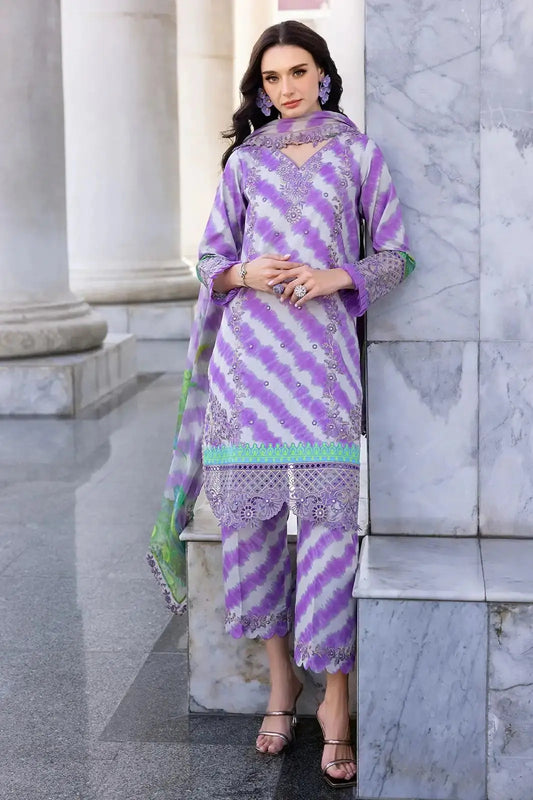 Charizma Lawn Embroidered Suit 8484 - SINGHAR
