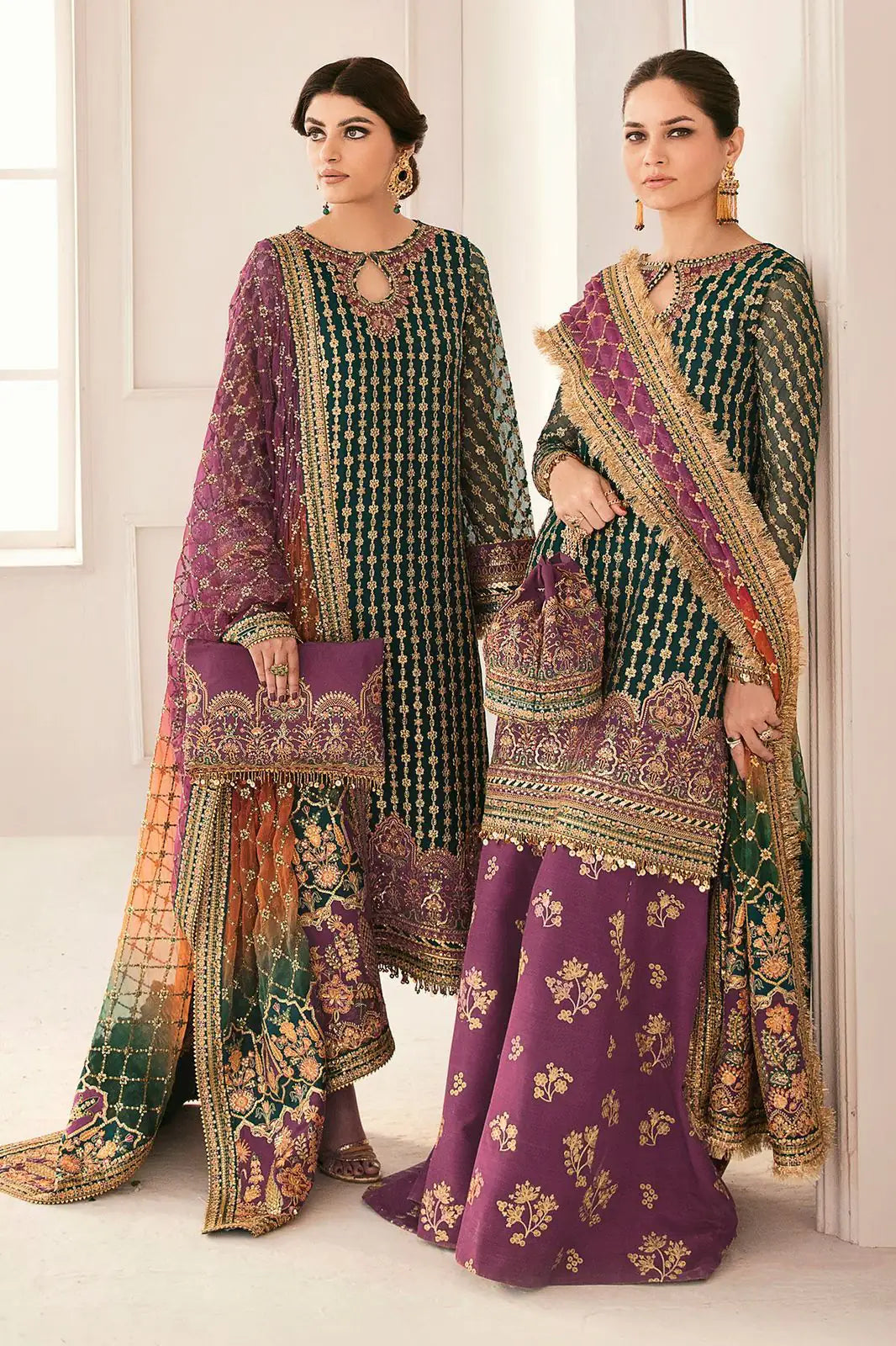 Embroidered Chiffon Heavy Suit 8476 - SINGHAR