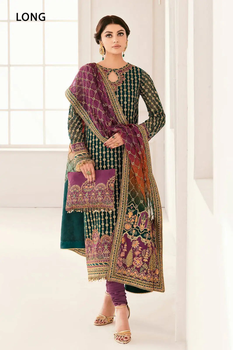 Embroidered Chiffon Heavy Suit