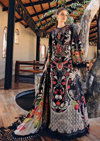 Lawn Suit Black 8443 - SINGHAR