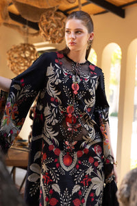 Lawn Suit Black 8443 - SINGHAR