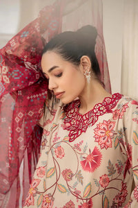 Lawn Suit Pink 8454 - SINGHAR