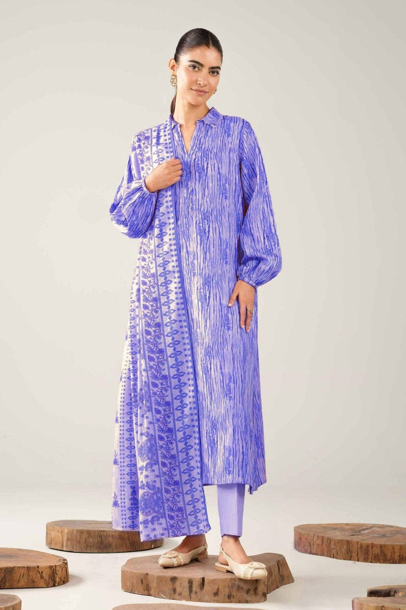 Light Blue Lawn Suit