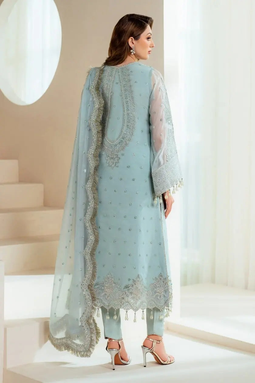ORGANZA Embroidered Suit