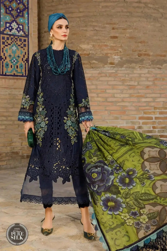 Unstitched Chikankari Embroidered Suit